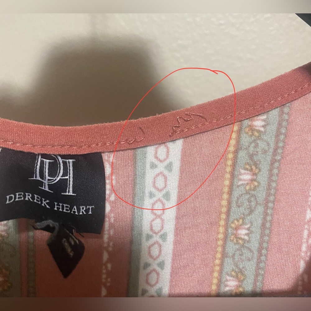 💰2/$10 Used Derek Heart Womens Dress-size L - Picture 5 of 6